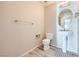 Cozy bathroom featuring a pedestal sink and toilet at 8255 Las Vegas Blvd # 1504, Las Vegas, NV 89123