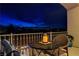 Balcony view with an outdoor candle table setting for outdoor relaxation at 9475 Windham Heights Ct, Las Vegas, NV 89139