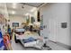 Spacious garage featuring high ceilings, ample lighting, and room for car storage at 9475 Windham Heights Ct, Las Vegas, NV 89139