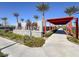 Craig Ranch entrance sign with desert landscaping and shaded walkway at 4735 Agave Cactus St, North Las Vegas, NV 89031