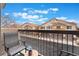 Relaxing balcony view with comfortable seating, overlooking the peaceful neighborhood street at 10086 Aspen Rose St # 101, Las Vegas, NV 89183