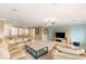 Cozy upstairs living room with plush seating, decorative artwork, and natural lighting at 10892 Royal Highlands St, Las Vegas, NV 89141