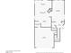 Detailed floor plan showcasing kitchen, living room, and garage layouts on the main level at 1661 Warrenville St, Las Vegas, NV 89117