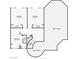 Floorplan showing bedroom layout, closet space, and bathroom location at 2221 Glenbrook Way, Las Vegas, NV 89117