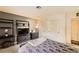 Bedroom featuring closet, shelving, carpet, and neutral color scheme at 2611 Laguna Shores Ln, Las Vegas, NV 89121