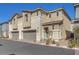 Modern two-story home featuring a two car garage, neutral color palette, and tidy landscaping at 2682 Weathered Copper Ave, North Las Vegas, NV 89086