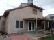 Home's backyard featuring a covered patio at 2711 Sesame Dr, Las Vegas, NV 89142