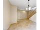 Open entryway with tile flooring leading to the stairs and front door at 2752 Drummossie Dr, Henderson, NV 89044