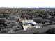 Edited aerial view of a single-story home in a quiet neighborhood at 2870 Belcastro St, Las Vegas, NV 89117