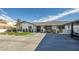 Well-manicured front yard featuring a modern walkway leading to the inviting front entrance at 2870 Belcastro St, Las Vegas, NV 89117