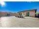 This backyard features a spacious patio and privacy fencing, great for outdoor living at 370 Mano Destra Ln, Henderson, NV 89011