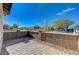 Cozy front patio with stylish brick pavers and decorative walls, creating a private outdoor space at 370 Mano Destra Ln, Henderson, NV 89011