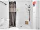 A well-maintained, bright bathroom with a clean, walk-in shower and neutral walls at 4153 Broadriver Dr, Las Vegas, NV 89108