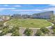 Beautiful community green space with a gazebo and lush landscaping for relaxing and recreation at 4932 Chidlaw Ave # 2, Las Vegas, NV 89115