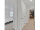 Hallway with bedroom and closet doors, providing access and storage within the residence at 4932 Chidlaw Ave # 2, Las Vegas, NV 89115