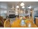 Inviting open floor plan featuring a dining area, living room, and kitchen, perfect for entertaining at 5224 Jose Ernesto St, North Las Vegas, NV 89031