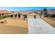 Charming single-story home with a three-car garage, xeriscaping, and mountain views at 5450 Barnwood Ct, Pahrump, NV 89061