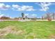 Sprawling backyard with lush green grass and space for outdoor activities at 7060 S Valley View Blvd, Las Vegas, NV 89118