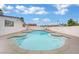 Beautiful in-ground pool with clear, sparkling water at 7060 S Valley View Blvd, Las Vegas, NV 89118