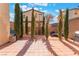 Spacious backyard with desert landscaping, great for outdoor entertaining at 9071 Mount Wilson St, Las Vegas, NV 89113