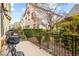 Balcony with an outdoor dining set overlooking the neighborhood landscape at 9172 Tudor Park Pl, Las Vegas, NV 89145