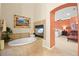 Beautiful bathroom features a soaking tub and fireplace for ultimate relaxation and comfort at 9172 Tudor Park Pl, Las Vegas, NV 89145
