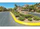 Welcoming entrance sign to the Indigo community with manicured landscaping at 9359 Brigham Ave, Las Vegas, NV 89178