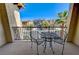 Balcony with views of desert landscaping and surrounding neighborhood at 949 Via Stellato St, Henderson, NV 89011