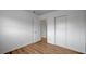 Bedroom with wood flooring and walk in closet at 9529 Shallow Brook Cir, Las Vegas, NV 89117