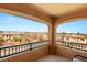 Balcony view of the neighborhood showcasing the homes and street layout at 10133 Longoria St, Las Vegas, NV 89178