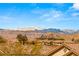 Stunning mountain view over rooftops in this scenic desert neighborhood at 10133 Longoria St, Las Vegas, NV 89178