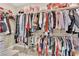 Well organized walk-in closet with double hanging racks for maximum storage capacity at 10792 Crestview Pointe Ave, Las Vegas, NV 89166