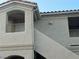 A close exterior view of the building with its private balcony, showing the unit number at 1881 W Alexander Rd # 2095, North Las Vegas, NV 89032