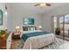 Bright, well-lit bedroom with a walk-out patio at 1900 N Torrey Pines Dr # 216, Las Vegas, NV 89108