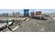 Breathtaking city view overlooking the main urban area with the iconic buildings, palm-lined streets, and the desert background at 200 W Sahara Ave # 3004, Las Vegas, NV 89102