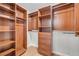 Spacious walk-in closet with custom shelving and drawers, maximizing storage at 200 W Sahara Ave # 3004, Las Vegas, NV 89102