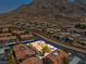 A beautiful aerial view of the community nestled at the base of a mountain at 2110 Los Feliz St # 1037, Las Vegas, NV 89156