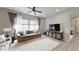 Inviting living room featuring modern furniture and a neutral color palette for comfortable living at 2539 Ballatore St, Henderson, NV 89044