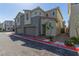 Well-maintained two-story home features a two-car garage, desert landscaping, and contemporary two-tone paint at 2901 Bahama Yellow Ave, North Las Vegas, NV 89086