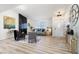 Bright living room showcasing stylish decor, ample natural light, and a cozy atmosphere at 3645 E Viking Rd, Las Vegas, NV 89121
