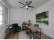 Bright office space with hardwood floors, neutral paint, and a large window for ample light at 5029 Alfingo St, Las Vegas, NV 89135