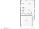 First floor plan illustrating a kitchen, dining room, living room, bathroom, pantry, and garage at 5691 Tinar St, Las Vegas, NV 89113