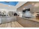 Stylish kitchen featuring sleek cabinets, stainless steel appliances, and open layout at 7436 Oak Grove Ave, Las Vegas, NV 89117