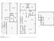 Detailed floor plan showcasing the layout and dimensions of the home at 7745 Tyrell Peaks St, Las Vegas, NV 89139