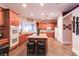 Bright kitchen features an island, double oven, and spacious countertops at 809 Lake Hill Dr, Boulder City, NV 89005