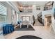 Grand foyer with soaring ceilings, a staircase, and stylish decor that creates a welcoming atmosphere at 9611 Trattoria St, Las Vegas, NV 89178