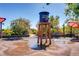 Fun splash pad area featuring a water tower and shaded seating, perfect for to cool off at 9611 Trattoria St, Las Vegas, NV 89178