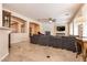 Expansive living room offering a tiled floor and a cozy fireplace at 1313 Gallery Oaks Dr, Las Vegas, NV 89123