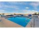 Gorgeous rooftop pool and sundeck overlooking the city with comfortable outdoor seating at 150 Las Vegas Blvd # 1711, Las Vegas, NV 89101