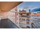 Large balcony offering city views with plenty of light at 205 E Harmon Ave # 1010, Las Vegas, NV 89169
